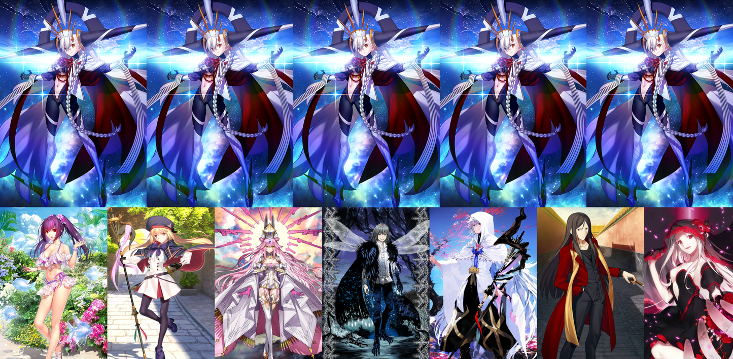 [JP][INSTANT] FGO NP5 U-Olga Marie + Morgan/Ciel/Space Ereshkigal + Koyanskaya Oberon Castoria Skadi Merlin Waver + Black Grail + 3000-4000SQ Fate Grand Order UnBeast endgame quartz account (see options)-Mobile Games Starter