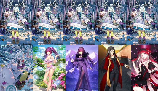 [JP][INSTANT] FGO NP9 Louhi + 1000-1500SQ + double Skadi + Black Grail Fate Grand Order NP5 endgame quartz account-Mobile Games Starter