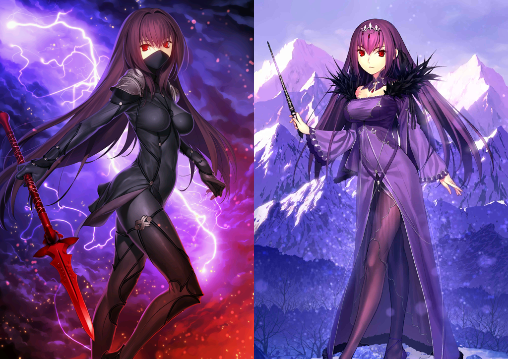 [JP][INSTANT] FGO Scathach + Skadi + 1000-1200SQ Fate Grand Order endgame quartz account-Mobile Games Starter