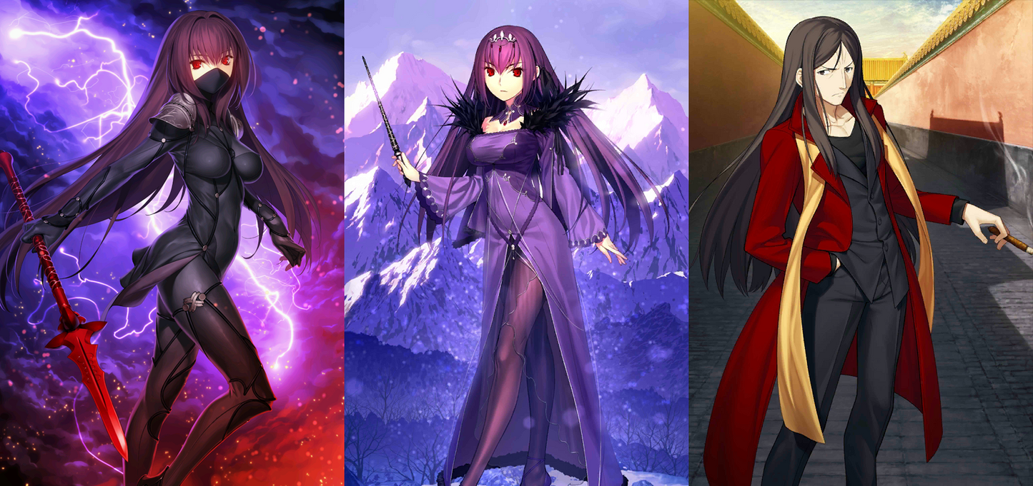 [JP][INSTANT] FGO Scathach + Skadi + 2000-2200SQ Fate Grand Order endgame quartz account-Mobile Games Starter