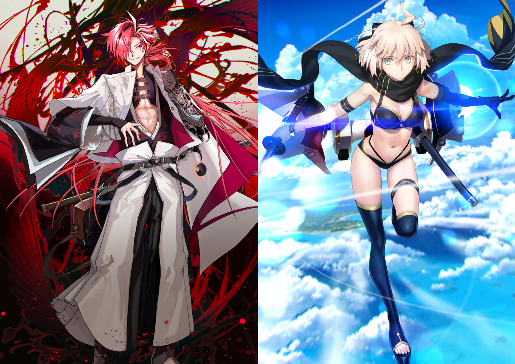 [JP][INSTANT] FGO Takasugi + Okita summer Fate Grand Order starter account-Mobile Games Starter