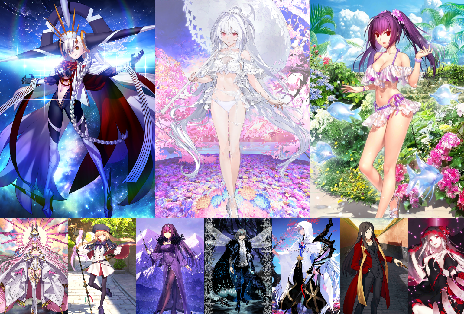 [JP][INSTANT] FGO U-Olga Marie + Koyanskaya Oberon Castoria double Skadi Merlin Lady Avalon Waver + Black Grail + 4800-5000SQ Fate Grand Order UnBeast endgame quartz account (see options)-Mobile Games Starter