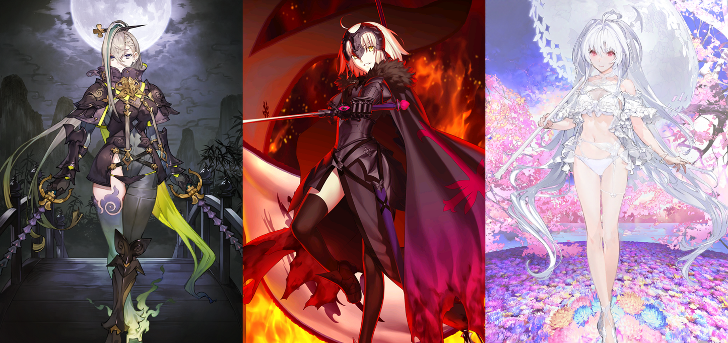 [JP][INSTANT] Huyan Zhuo Lady Avalon Jeanne alter + 4000~4500SQ FGO Fate Grand Order endgame quartz account-Mobile Games Starter