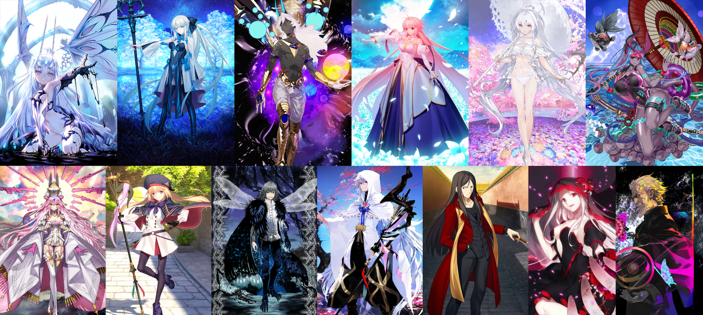 [JP]NP5 Fairy Knight Lancelot Melusine +Castoria Koyanskaya Morgan Arcueid Arjuna Lady Avalon FGO Fate Grand Order endgame account-Mobile Games Starter