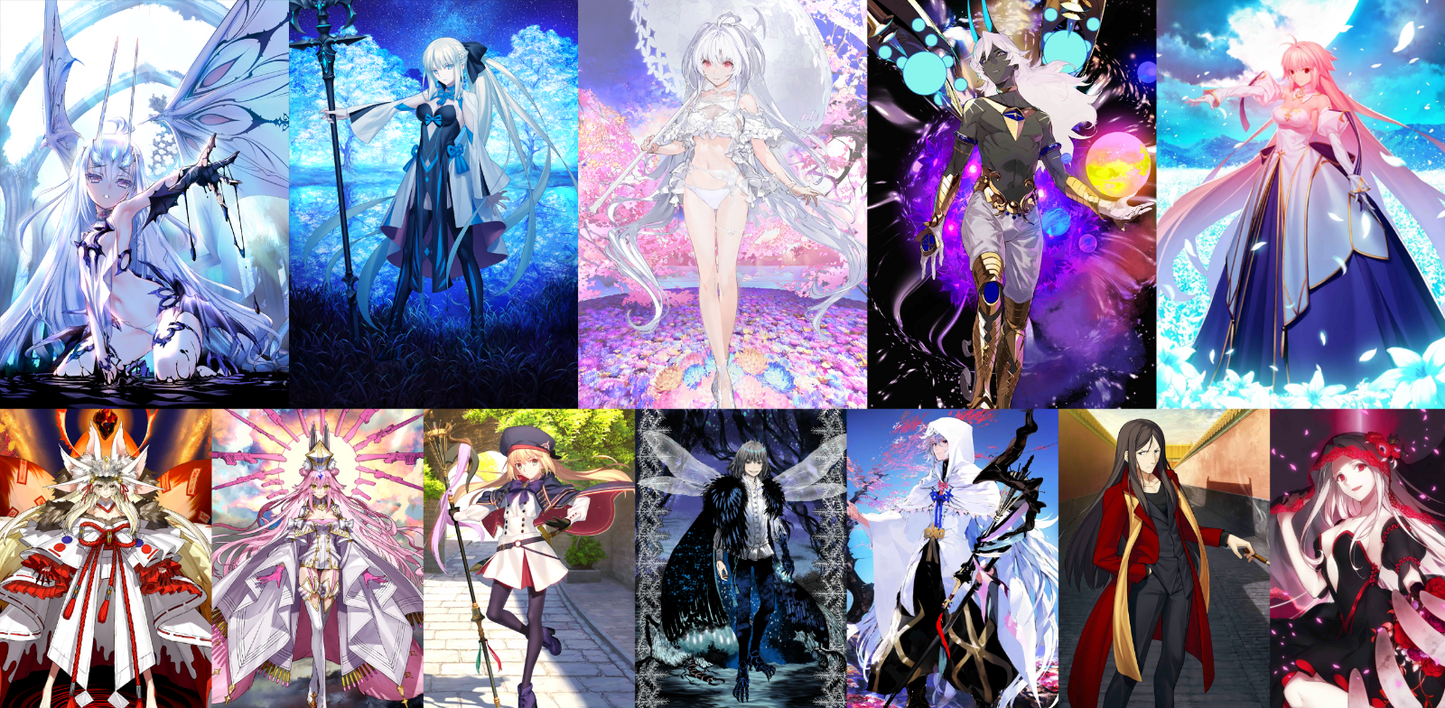 [JP]NP5 Fairy Knight Lancelot Melusine +Morgan Lady Avalon Arjuna Arcueid Koyanskaya Castoria FGO Fate Grand Order endgame account-Mobile Games Starter