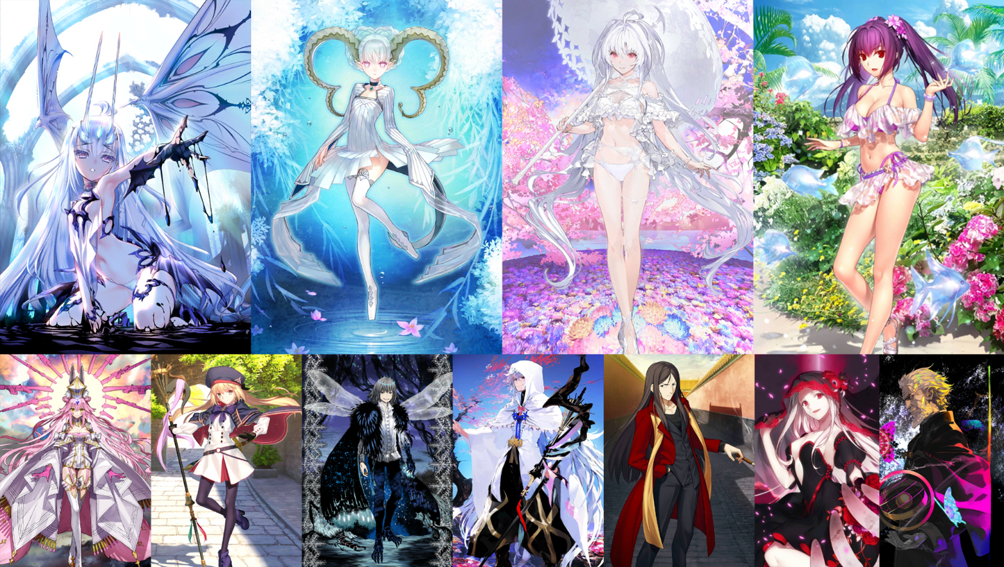 [JP]NP5 Fairy Knight Lancelot Melusine +Tiamat Larva Koyanskaya Castoria Skadi +5BG FGO Fate Grand Order endgame account-Mobile Games Starter