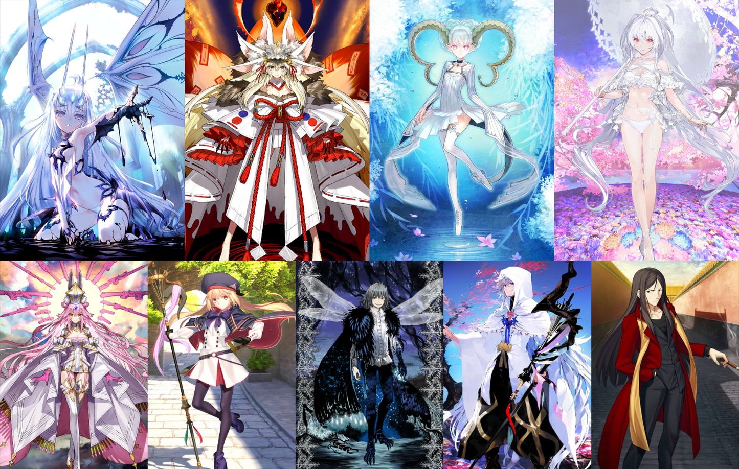 [JP]NP5 Fairy Knight Lancelot Melusine +Tiamat Larva Koyanskaya Dark Castoria Lady Avalon FGO Fate Grand Order endgame account-Mobile Games Starter