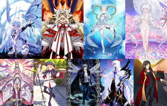 [JP]NP5 Fairy Knight Lancelot Melusine +Tiamat Larva Koyanskaya Dark Castoria Lady Avalon FGO Fate Grand Order endgame account-Mobile Games Starter