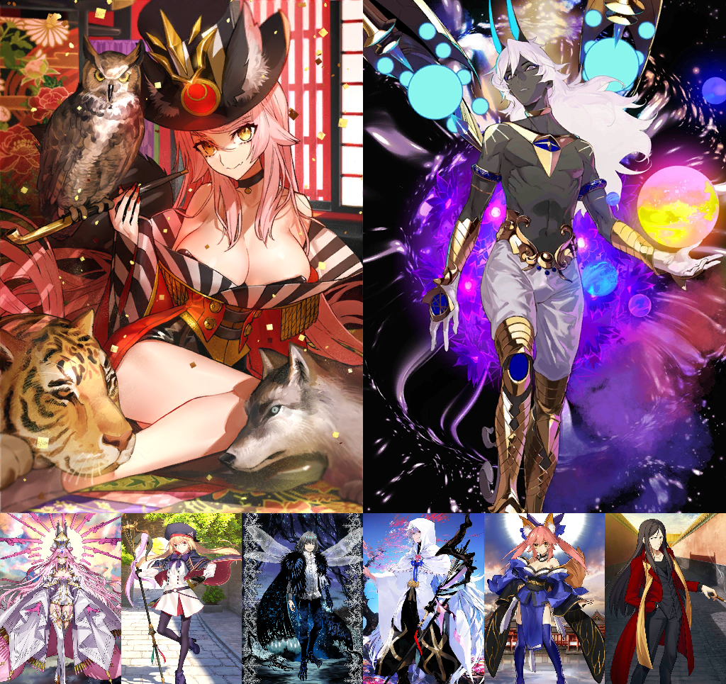 [JP]NP5 Koyanskaya Darkness +Oberon Castoria Arjuna alter +1000SQ FGO Fate Grand Order endgame account-Mobile Games Starter