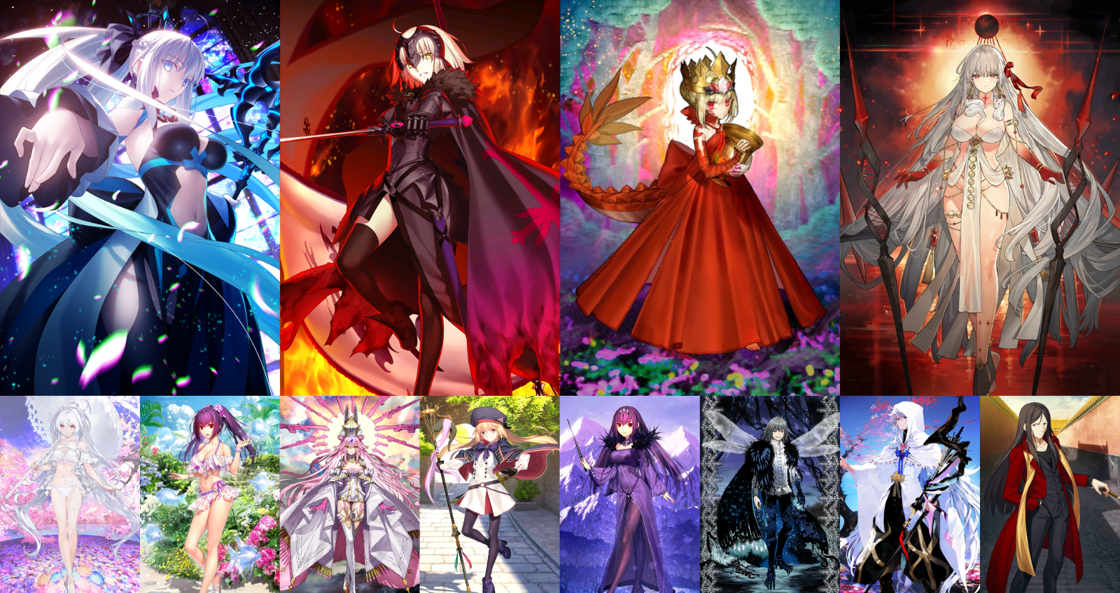 [JP]NP5 Morgan+Draco Durga /Kali Lady Avalon Koyanskaya Castoria Skadi FGO Fate Grand Order endgame account-Mobile Games Starter