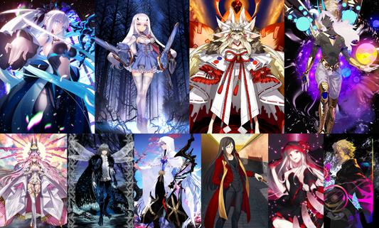 [JP]NP5(8) Morgan +Koyanskaya Darkness Oberon Arjuna alter Fairy Knight Lancelot Melusine FGO Fate Grand Order endgame account-Mobile Games Starter