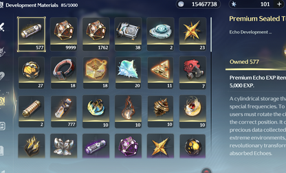 [NA] 6+5 S6 Hiyuki + R5 Signature Weapon | Wuthering Waves America LV57 Farmed Account-Mobile Games Starter