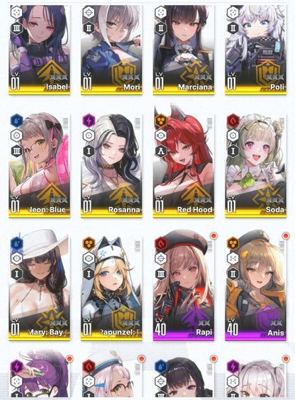 [NA] EN GODDESS OF VICTORY NIKKE 14SSR+Pity Bay Goddess Mary+Neon+Red Hood+Skin+Isabel+Rei++ starter account-Mobile Games Starter