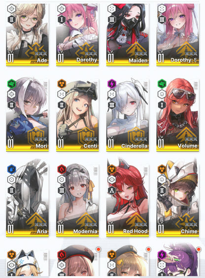 [NA] EN GODDESS OF VICTORY NIKKE 17SSR Modernia+skin+Red Hood+Skin+Limited Dorothy: Serendipity+Cinderella+Grave+Centi+Aria+Rei++ starter account-Mobile Games Starter