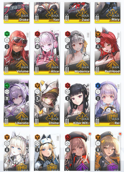 [NA] EN GODDESS OF VICTORY NIKKE 22SSR Liberalio+Modernia+skin+Red Hood+Skin+Crown+Grave+Yan+Alice+Sakura+Killer Wife+ starter account-Mobile Games Starter