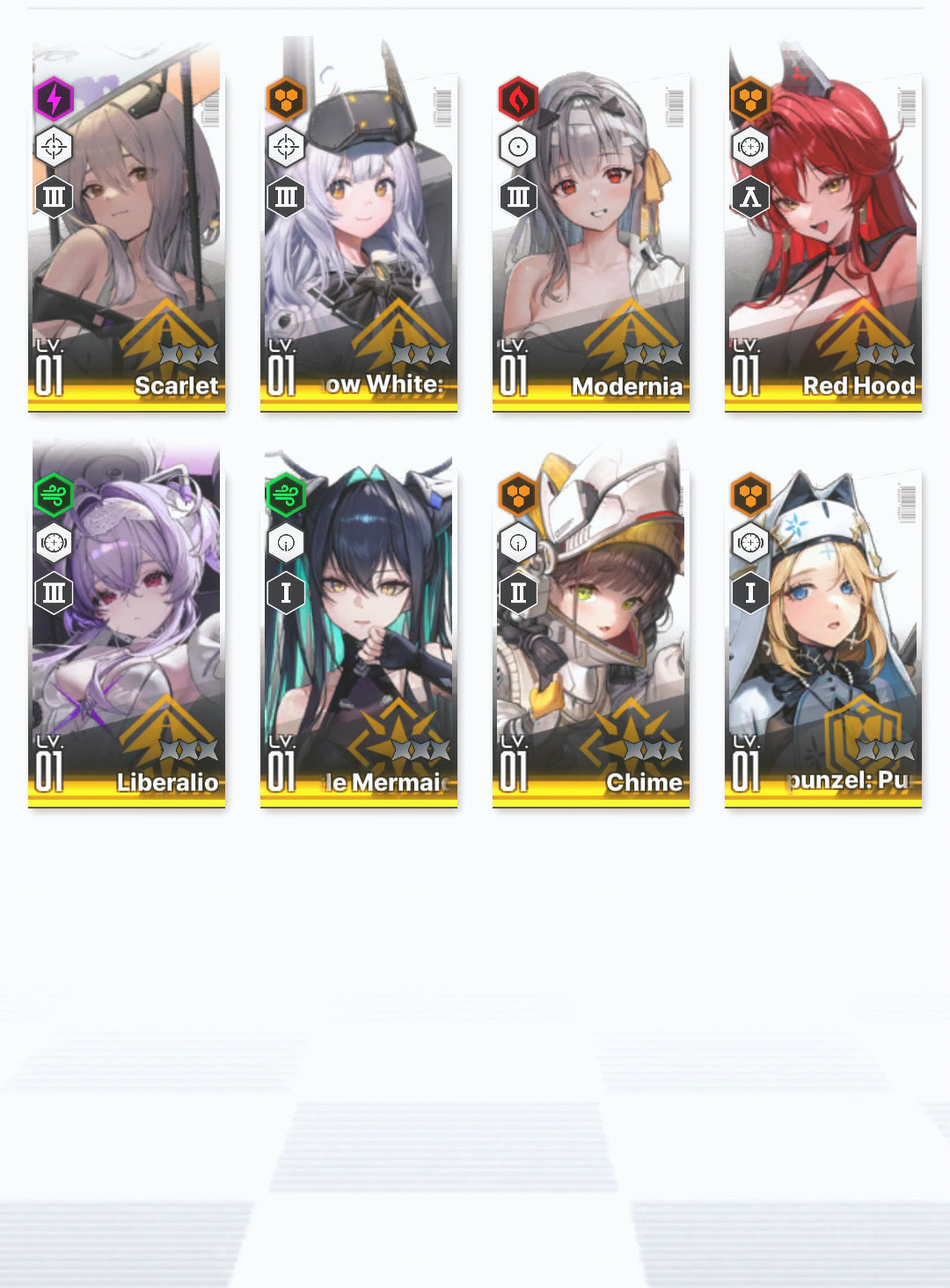 [NA] EN GODDESS OF VICTORY NIKKE 22SSR+Pity Liberalio+Scarlet+Bay Goddess Mary+Neon+Modernia+skin+Red Hood+Skin+Little Mermaid+ starter account-Mobile Games Starter