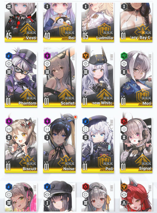 [NA] EN GODDESS OF VICTORY NIKKE 22SSR+Pity Liberalio+Scarlet+Bay Goddess Mary+Neon+Modernia+skin+Red Hood+Skin+Little Mermaid+ starter account-Mobile Games Starter