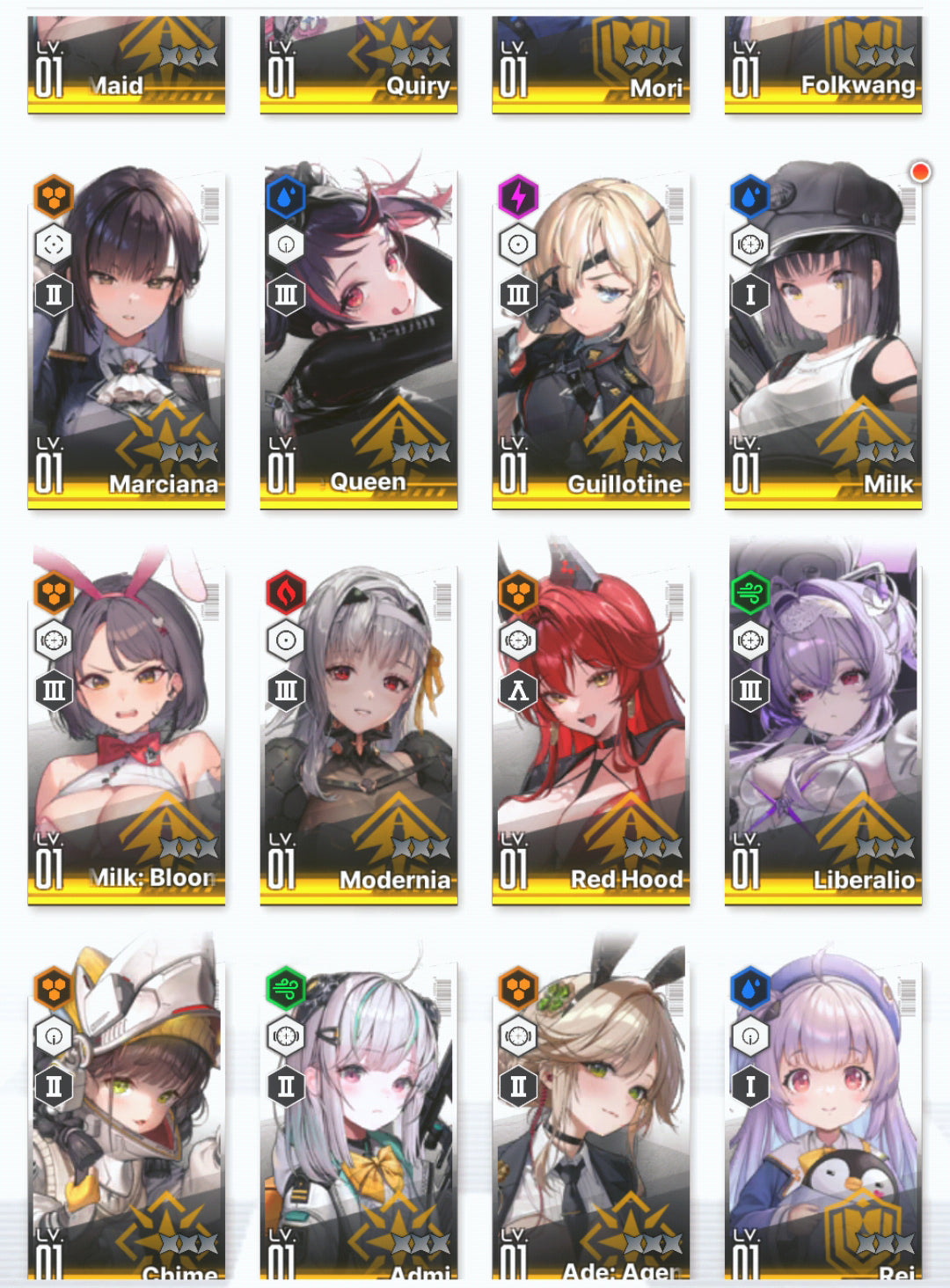 [NA] EN GODDESS OF VICTORY NIKKE 25SSR Red Hood+Skin+Liberalio+Modernia+Grave+Privaty+Snow White+Vesti+Laplace++ starter account-Mobile Games Starter