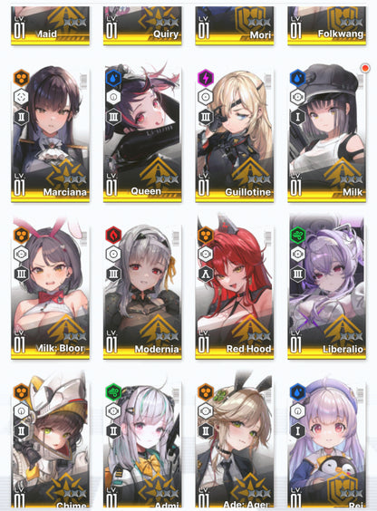 [NA] EN GODDESS OF VICTORY NIKKE 25SSR Red Hood+Skin+Liberalio+Modernia+Grave+Privaty+Snow White+Vesti+Laplace++ starter account-Mobile Games Starter