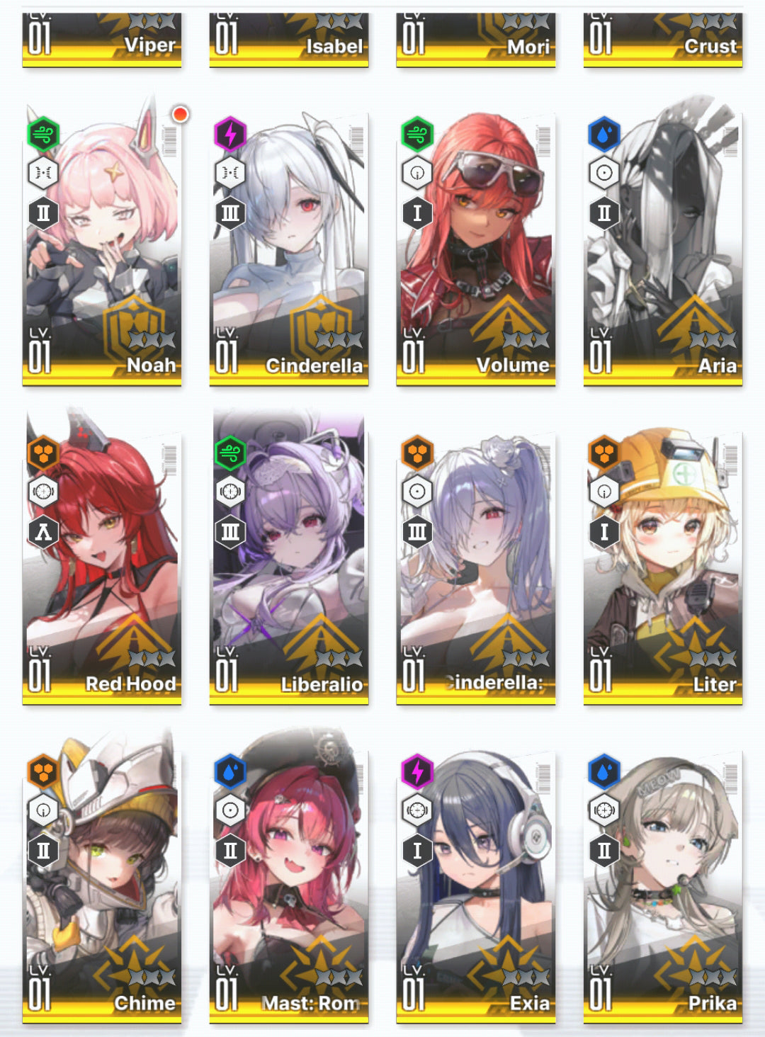[NA] EN GODDESS OF VICTORY NIKKE 27SSR Cinderella: Crystal Wave+Red Hood+Skin+Liberalio+Cinderella+Grave+Dorothy+Scarlet+Liter+Isabel+Noah+Novel++ starter account-Mobile Games Starter