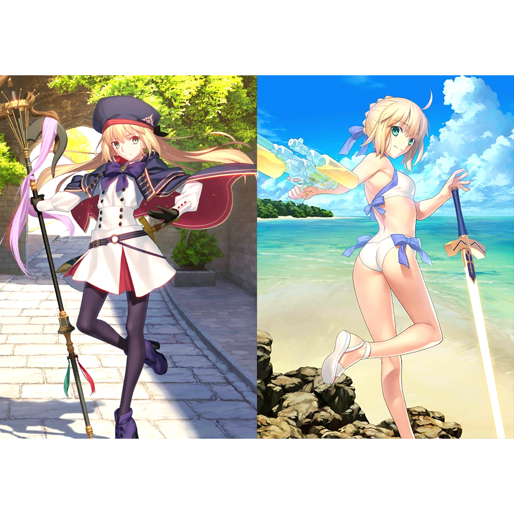 [NA]Fate Grand Order FGO Altria caster +archer +1000-1500SQ Castoria starter account-Mobile Games Starter