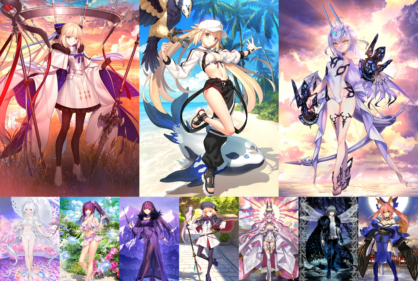[NA] FGO Aesc the Savior Altria Caster Berserker Melusine ruler + Altria Caster Koyanskaya Oberon Lady Avalon double Skadi ruler Tamamo Fate Grand Order starter account-Mobile Games Starter