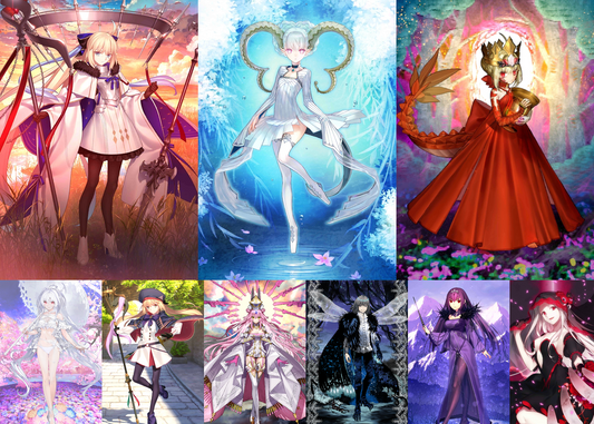 [NA] FGO Aesc the Savior Draco Tiamat + 2000SQ + Lady Avalon Skadi Altria Caster Koyanskaya Oberon Fate Grand Order endgame LB6 account-Mobile Games Starter