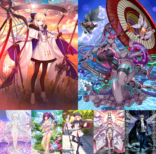 [NA] FGO Aesc the Savior + Ibuki berserker + 2100SQ + Lady Avalon Skadi Altria Caster Koyanskaya Oberon Fate Grand Order endgame account