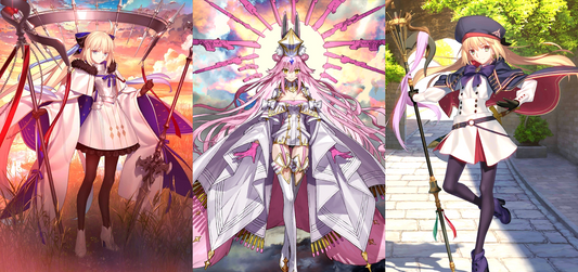 [NA] FGO Aesc the Savior + Koyanskaya Altria Caster + 3100-3200SQ / 250-350 tickets Fate Grand Order starter account-Mobile Games Starter