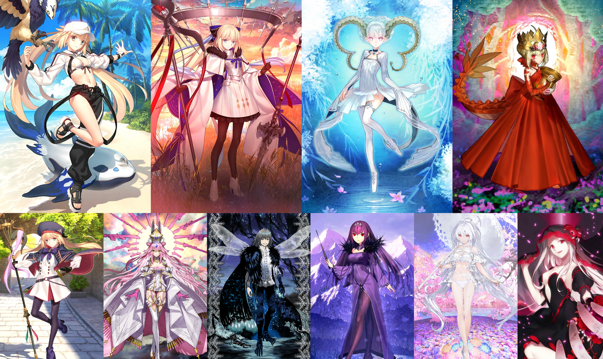 [NA] FGO Altria Caster Berserker Aesc the Savior Draco Tiamat + 2000SQ + Lady Avalon Skadi Altria Caster Koyanskaya Oberon Fate Grand Order endgame account-Mobile Games Starter
