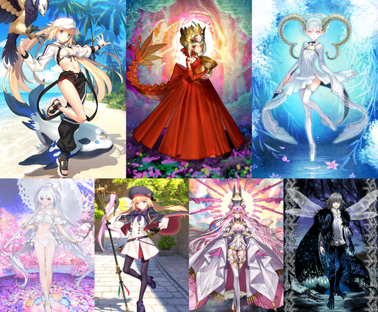 [NA] FGO Altria Caster Berserker Draco Tiamat + Lady Avalon Altria Caster Koyanskaya Oberon Fate Grand Order starter account-Mobile Games Starter