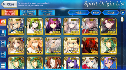 [NA] FGO Bazett Skadi Space Ereshkigal + 4x5* Fate Grand Order starter account-Mobile Games Starter