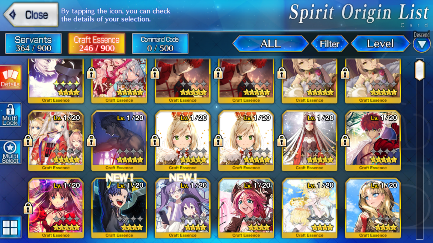 [NA] FGO Bazett Skadi Space Ereshkigal + 4x5* Fate Grand Order starter account-Mobile Games Starter