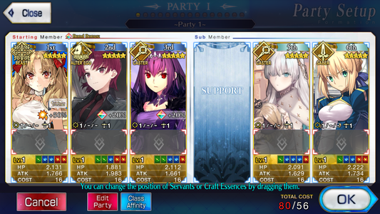 [NA] FGO Bazett Skadi Space Ereshkigal + 4x5* Fate Grand Order starter account-Mobile Games Starter