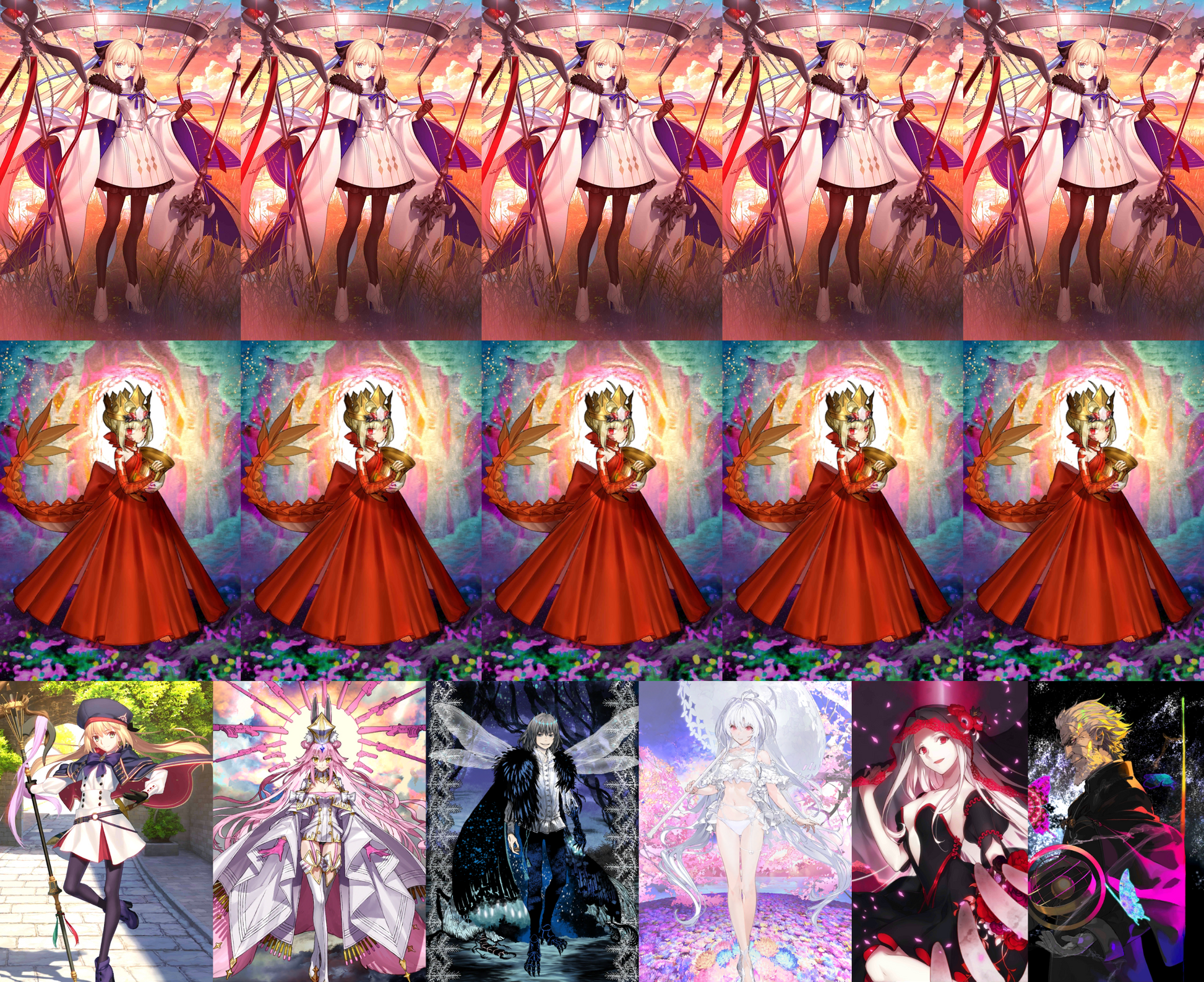 [NA] FGO double NP5 Aesc the Savior NP5 Draco + Lady Avalon Altria Caster Koyanskaya Oberon BG + 300-500SQ Fate Grand Order endgame account-Mobile Games Starter