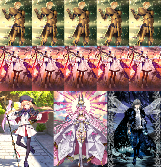 [NA] FGO double NP5 Aesc the Savior + NP5 Gilgamesh + Altria Caster Koyanskaya Oberon + 600-700SQ Fate Grand Order endgame account-Mobile Games Starter