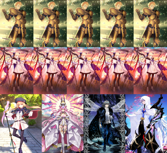 [NA] FGO double NP5 Aesc the Savior + NP5 Gilgamesh + Altria Caster Koyanskaya Oberon Merlin+ 600-700SQ Fate Grand Order endgame account-Mobile Games Starter