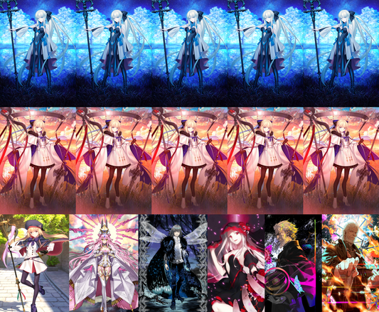 [NA] FGO double NP5 Aesc the Savior NP6 Morgan + Altria Caster Koyanskaya Oberon BG Fate Grand Order LB6 endgame account-Mobile Games Starter