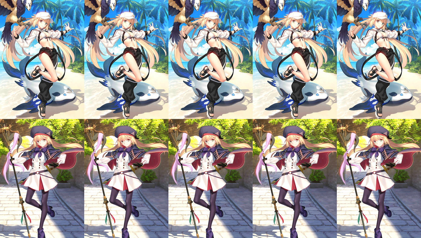 [NA] FGO double NP5 Altria Caster Berserker + NP5 Altria Caster + 1000SQ + Chloe + 4~5x5* Fate Grand Order endgame account-Mobile Games Starter