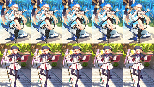 [NA] FGO double NP5 Altria Caster Berserker + NP5 Altria Caster + 1000SQ + Chloe + 4~5x5* Fate Grand Order endgame account-Mobile Games Starter