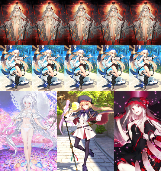 [NA] FGO double NP5 Altria Caster Berserker + NP5 Durga + Altria Caster Lady Avalon BG Fate Grand Order Castoria starter account-Mobile Games Starter