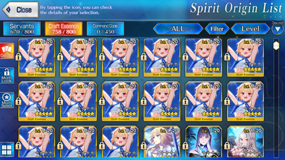 [NA] FGO double NP5 Altria Caster Berserker NP5 Melusine ruler + Altria Caster Lady Avalon Oberon Fate Grand Order starter account-Mobile Games Starter