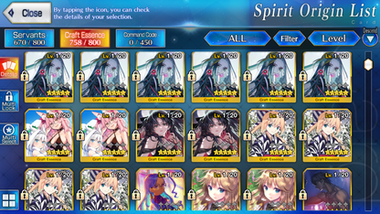 [NA] FGO double NP5 Altria Caster Berserker NP5 Melusine ruler + Altria Caster Lady Avalon Oberon Fate Grand Order starter account-Mobile Games Starter