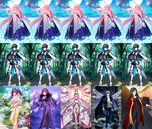 [NA] FGO double NP5 Arcueid NP5 Charlemagne + Koyanskaya double Skadi Oberon Waver + 500-700SQ Fate Grand Order LB6 endgame account-Mobile Games Starter