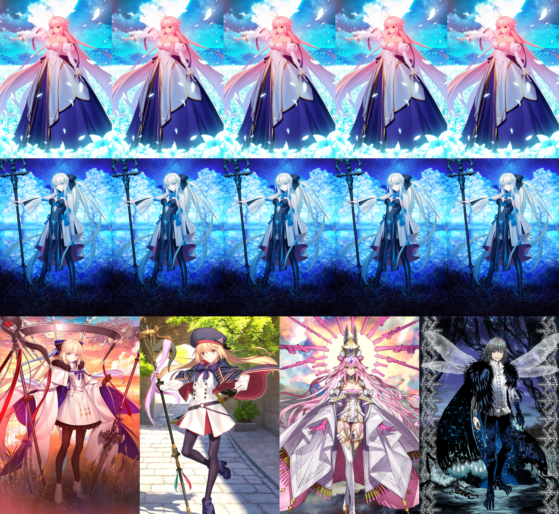 [NA] FGO double NP5 Arcueid NP5 Morgan + Aesc the Savior + Altria Caster Koyanskaya Oberon Fate Grand Order endgame account-Mobile Games Starter