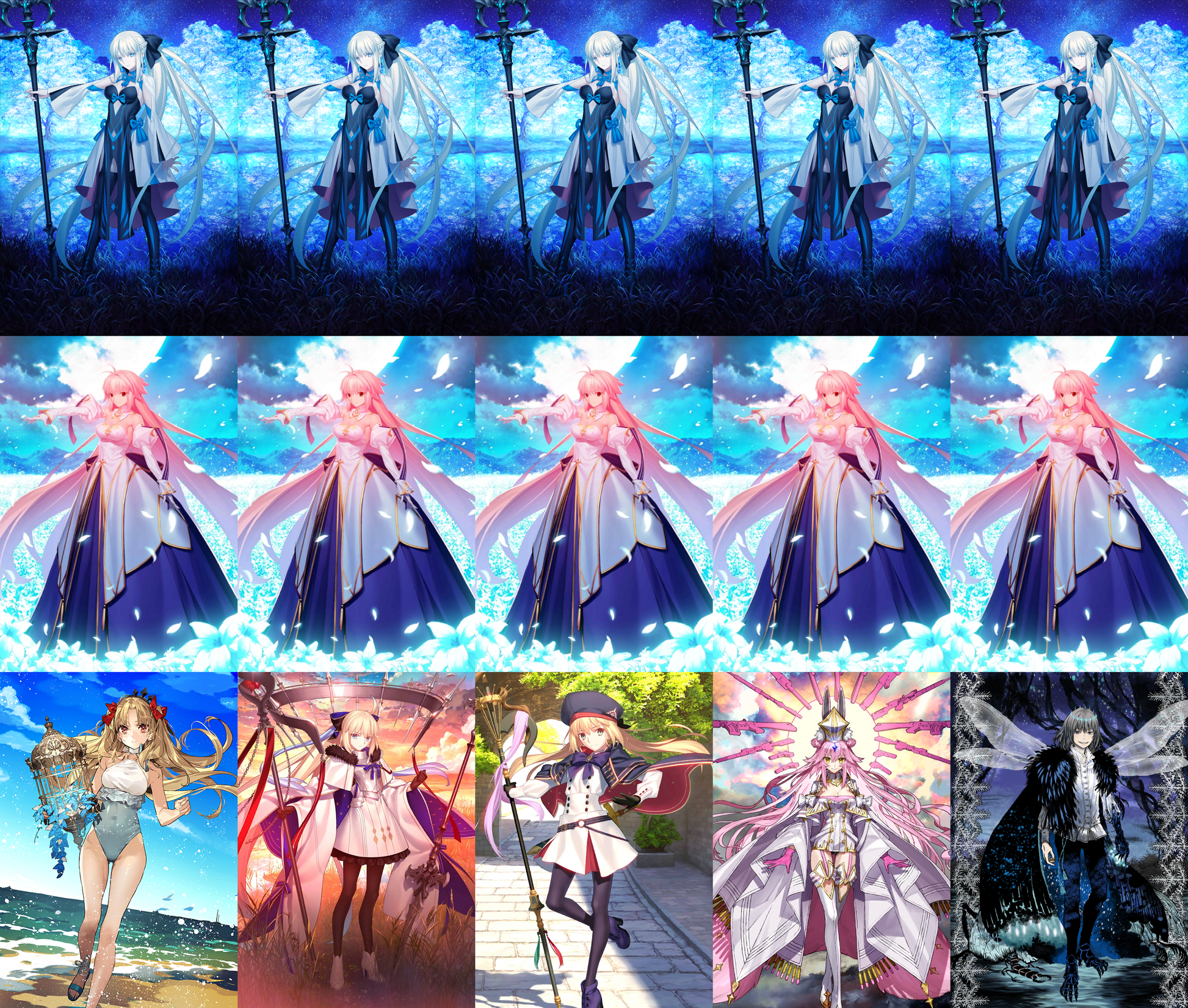 [NA] FGO double NP5 Arcueid NP5 Morgan + Space Ereshkigal Aesc the Savior + Altria Caster Koyanskaya Oberon + 300SQ Fate Grand Order endgame account-Mobile Games Starter