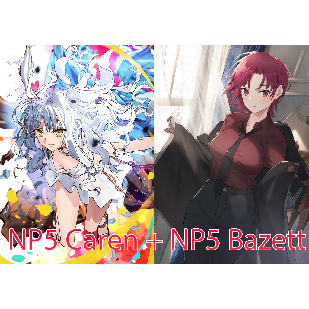 [NA] FGO double NP5 Bazett NP5 Caren + 300-500SQ LB6 Fate Grand Order endgame account-Mobile Games Starter