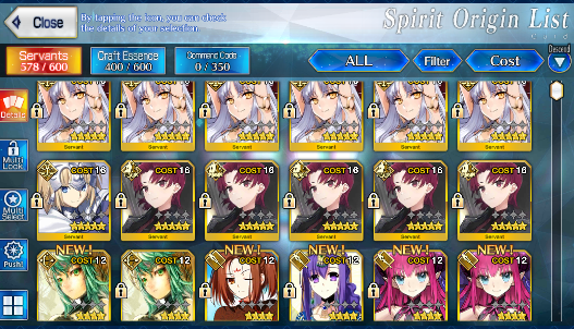 [NA] FGO double NP5 Bazett NP5 Caren + 300-500SQ LB6 Fate Grand Order endgame account-Mobile Games Starter