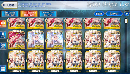 [NA] FGO double NP5 Bazett NP5 Caren + 300-500SQ LB6 Fate Grand Order endgame account-Mobile Games Starter