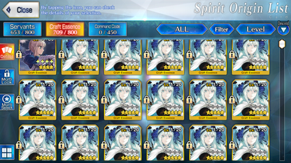 [NA] FGO double NP5 Britomart NP5 Tam Lin Lancelot Melusine Fate Grand Order endgame account (see options)-Mobile Games Starter